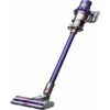 Dyson V10 Cordless Stick Vacuum Cleaner: 14 Cyclones, Fade-Free Power, Whole Machine Filtration, Hygienic Bin Emptying, Wall Mounted, Up To 60 Min Runtime, Purple -Dyson 21VQPGnT38L