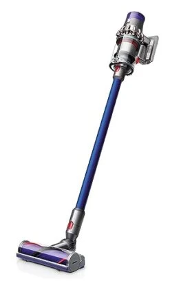 Dyson V10 Allergy Cordless Stick Vacuum Cleaner I Fade-Free Power I 14 Cyclones I Hygienic Bin Emptying I Whole Machine Filtration I Wall Mounted I Up To 60 Min Runtime I Blue