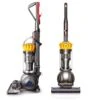 Dyson Ball Multi Floor, Upright Vacuum Cleaner, Powerful Suction, HEPA Filter, Self Adjusting Cleaner Head, Instant Release Wand, Bagless, Width Cleaning Path, Iron/Yellow, Bundle W/GM Cleaning Brush