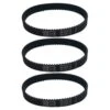 3pk Replacement 10mm Vacuum Belts, Fits Dyson DC17, Compatible With Part 911710-01 -Dyson Dyson 10mm Belt 3pk
