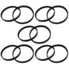 10pk Replacement 8MM Vacuum Belts, Fits Dyson DC17, Compatible With Part 911710-01 -Dyson Dyson 8mm Belt 10PK