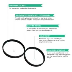 Crucial Vacuum Replacement Belt Parts - Compatible With Dyson Part # 911710-01 - Pair With Models Dyson DC17 8-MM Belts - Lightweight, Durable, Powerful Long Lasting Vacuum Belts For Home (4 Pack) 10 Crucial Vacuum Replacement Belt Parts - Compatible With Dyson Part # 911710-01 - Pair With Models Dyson DC17 8-MM Belts - Lightweight, Durable, Powerful Long Lasting Vacuum Belts For Home (4 Pack) -Dyson VP2 30f67a57 0f6d 4aa9 827c ca3beb2826c2