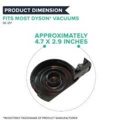 2pk Replacement Brushroll End Caps, Fits Dyson DC25, Compatible With Part 916183-01 -Dyson VP3 1b93ee9c f799 49c9 84fa 4d7b7b1d23dd