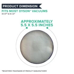 2pk Replacement Post-Motor HEPA Style Filters, Fits Dyson DC07 & DC14, Compatible Wth Part 901420-02 -Dyson VP3 e6a15775 cbe1 4f54 8979 1f3ba8e425a6